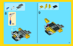LEGO 31022 instructions page 33 – build guide