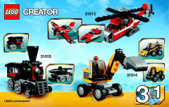 LEGO 31022 instructions page 50 – build guide