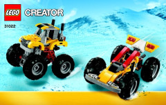 LEGO 31022 instructions page 1 – build guide