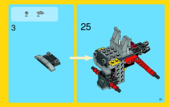 LEGO 31022 instructions page 25 – build guide