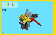 LEGO 31022 instructions page 28 – build guide