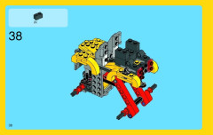 LEGO 31022 instructions page 38 – build guide