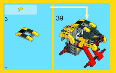 LEGO 31022 instructions page 40 – build guide