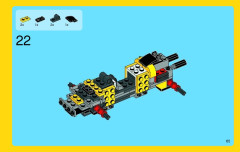 LEGO 31022 instructions page 65 – build guide