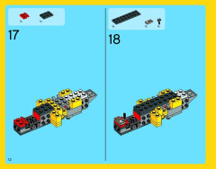 LEGO 31023 instructions page 12 – build guide