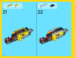 LEGO 31023 instructions page 14 – build guide