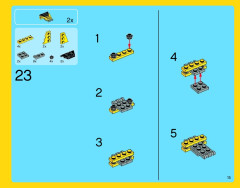 LEGO 31023 instructions page 15 – build guide