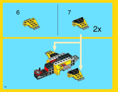 LEGO 31023 instructions page 16 – build guide