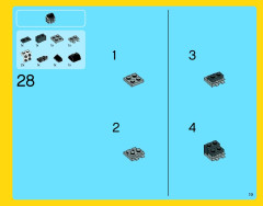 LEGO 31023 instructions page 19 – build guide