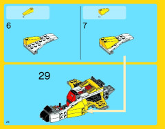 LEGO 31023 instructions page 24 – build guide