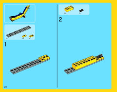 LEGO 31023 instructions page 28 – build guide