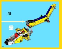 LEGO 31023 instructions page 42 – build guide