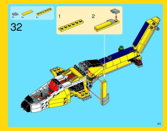 LEGO 31023 instructions page 43 – build guide