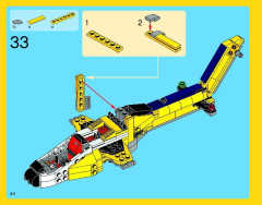 LEGO 31023 instructions page 44 – build guide