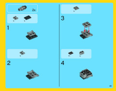 LEGO 31023 instructions page 45 – build guide