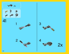 LEGO 31023 instructions page 62 – build guide