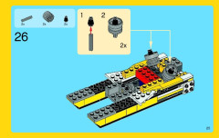 LEGO 31023 instructions page 25 – build guide