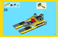 LEGO 31023 instructions page 27 – build guide