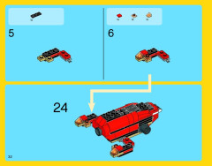 LEGO 31024 instructions page 32 – build guide