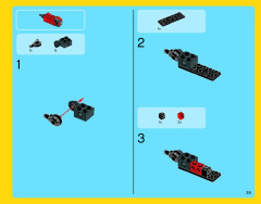 LEGO 31024 instructions page 39 – build guide