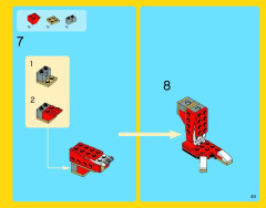 LEGO 31024 instructions page 49 – build guide