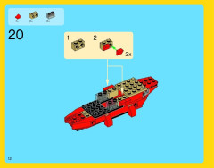 LEGO 31024 instructions page 12 – build guide