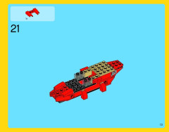 LEGO 31024 instructions page 13 – build guide