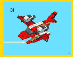 LEGO 31024 instructions page 45 – build guide