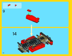 LEGO 31024 instructions page 24 – build guide
