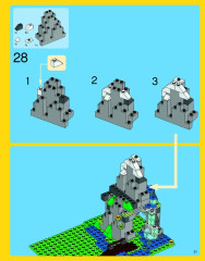 LEGO 31025 instructions page 21 – build guide