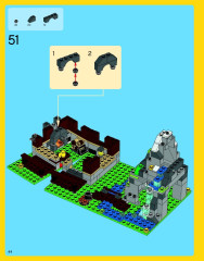 LEGO 31025 instructions page 44 – build guide