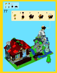 LEGO 31025 instructions page 71 – build guide