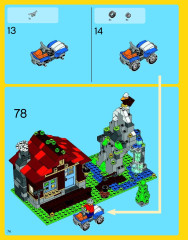 LEGO 31025 instructions page 74 – build guide