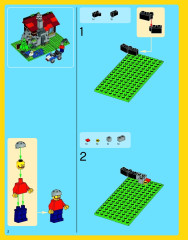 LEGO 31025 instructions page 2 – build guide