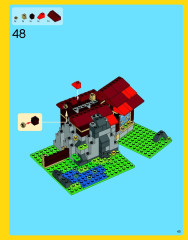 LEGO 31025 instructions page 45 – build guide