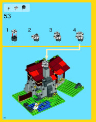 LEGO 31025 instructions page 50 – build guide