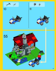 LEGO 31025 instructions page 55 – build guide