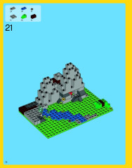 LEGO 31025 instructions page 14 – build guide