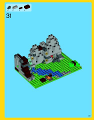 LEGO 31025 instructions page 23 – build guide
