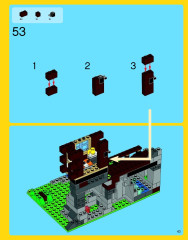 LEGO 31025 instructions page 43 – build guide