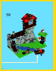 LEGO 31025 instructions page 56 – build guide