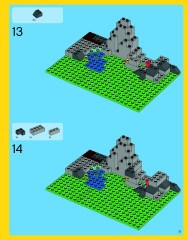 LEGO 31025 instructions page 9 – build guide