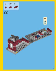 LEGO 31026 instructions page 21 – build guide