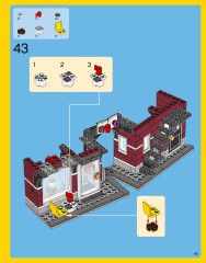 LEGO 31026 instructions page 45 – build guide