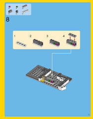 LEGO 31026 instructions page 7 – build guide