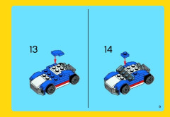 LEGO 31027 instructions page 9 – build guide