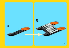 LEGO 31028 instructions page 17 – build guide