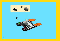 LEGO 31028 instructions page 18 – build guide