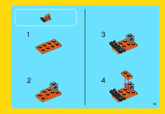 LEGO 31028 instructions page 19 – build guide