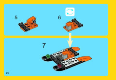 LEGO 31028 instructions page 20 – build guide